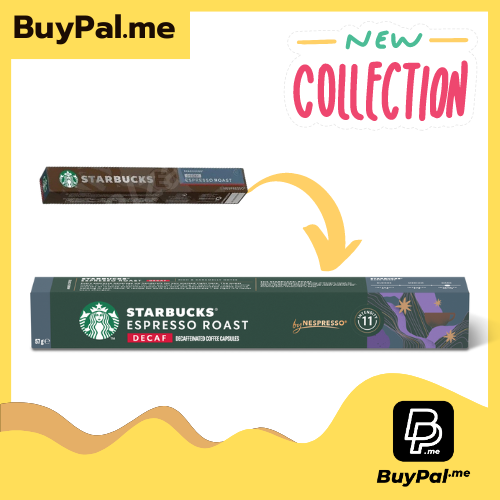 Starbucks By Nespresso Decaf Espresso Roast Coffee Capsules Pk10 BBF 06/03/2026