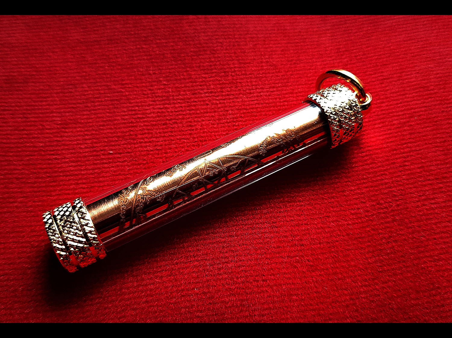 ตะกรุดนะจังงังมหาละลวยกลืนไตรภพ เนื้อทองแดง ปี2563 #รับประกันแท้