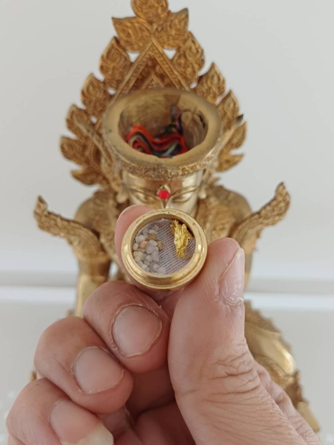 รูปหล่อสมเด็จองค์ ปฐม เนื้อทองเหลือง ปี2559 #รับประกันแท้ วัดเขาวงศ์ถ้ำนารายณ์ จ.สระบุรี - หลวงตาวัชรชัย