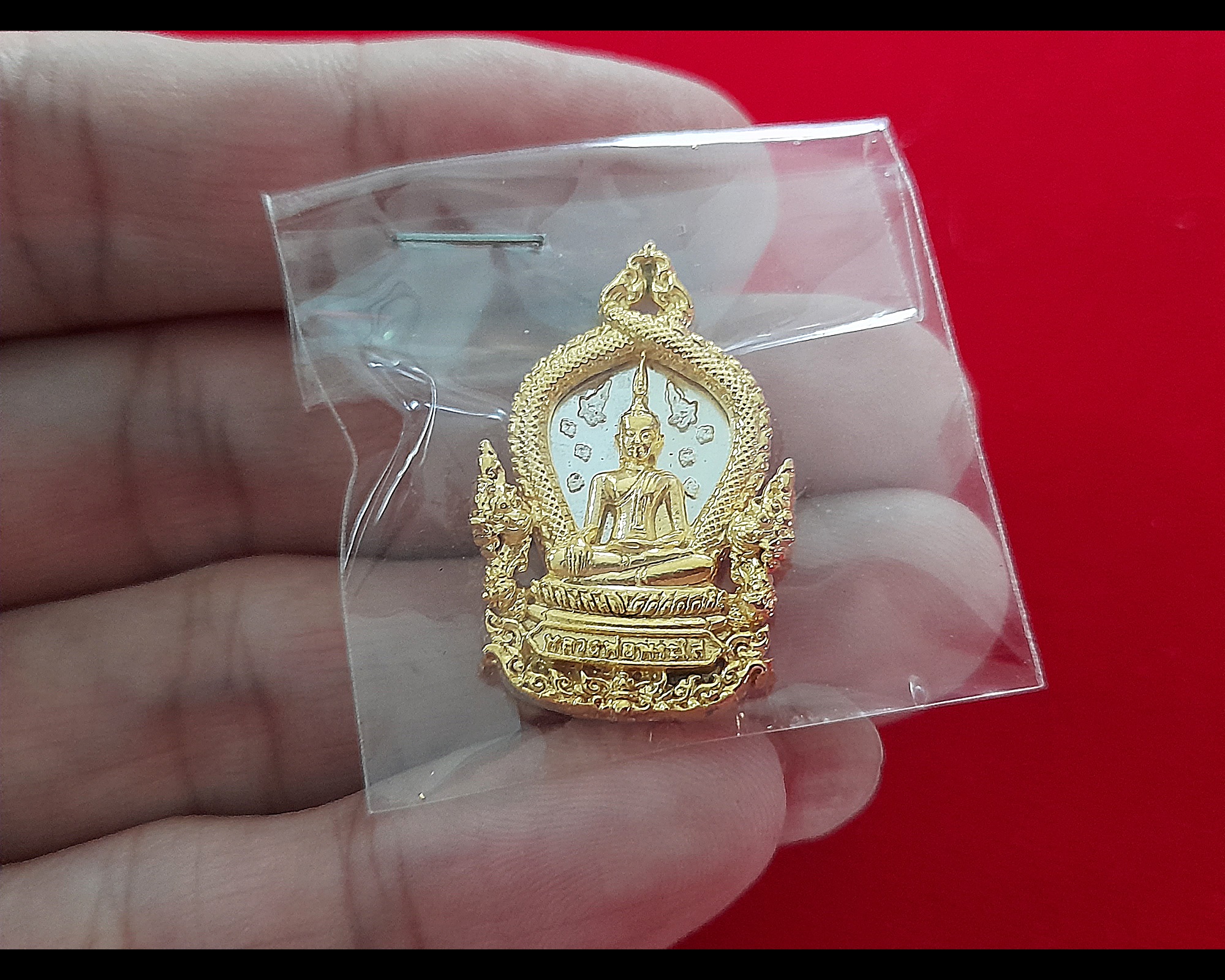 เหรียญ หลวงพ่อพระใส หนองคาย เนื้อทองคำ หลังเงิน ปี2558 #รับประกันแท้