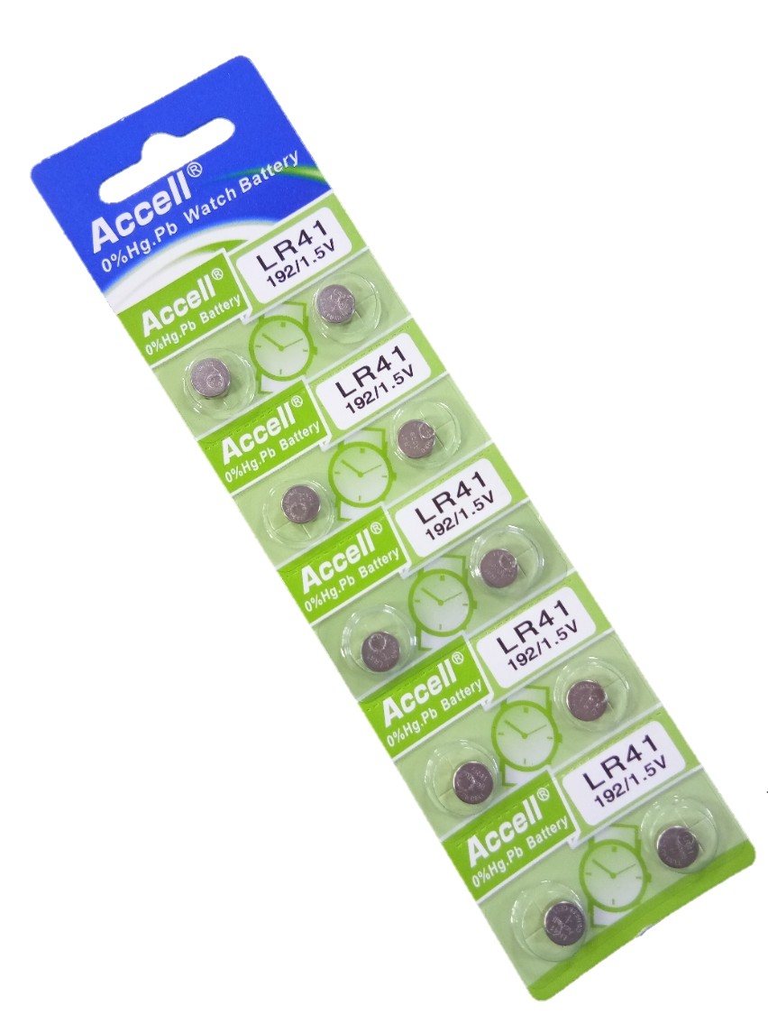 ถ่านเม็ดกระดุมเบอร์AG3,LR41