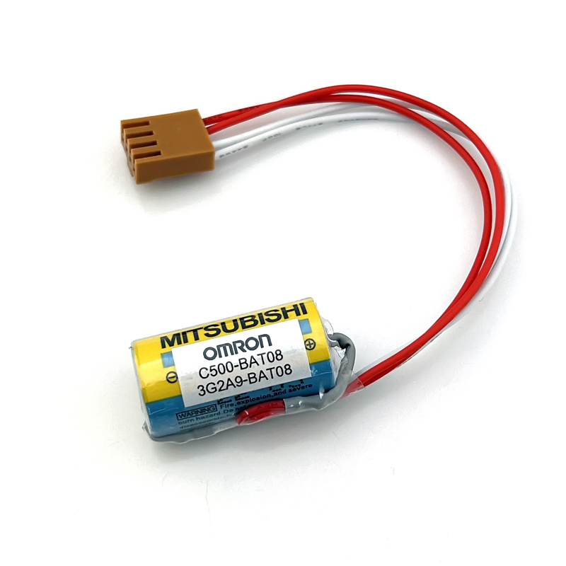 แบตเตอรี่ Omron 3G2A9-BAT08 C500-BAT08 Mitsubishi ER17330V 3.6V PLC Battery with Plug(ก้อนละ)