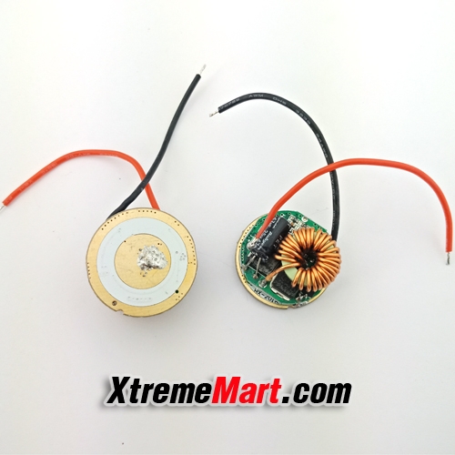 วงจรไฟฉาย ขนาด 26mm LED Driver สำหรับ 3หลอด XML/ XML2/ XPL High Power Led ต่อแบบอนุกรม (ชิ้นละ)