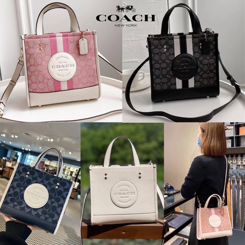 COACH DEMPSEY 22 MINI TOTE BAG (แอดไลน์ก่อนสั่งซื้อ)