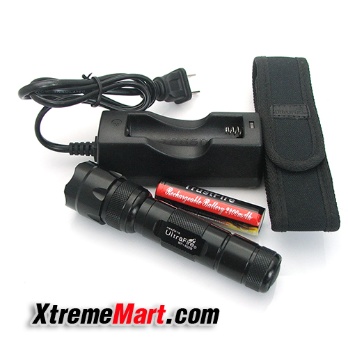 ชุด Combo Set UltraFire WF-502B 5 Modes CREE XM-L2 U2 LED Flashlight
