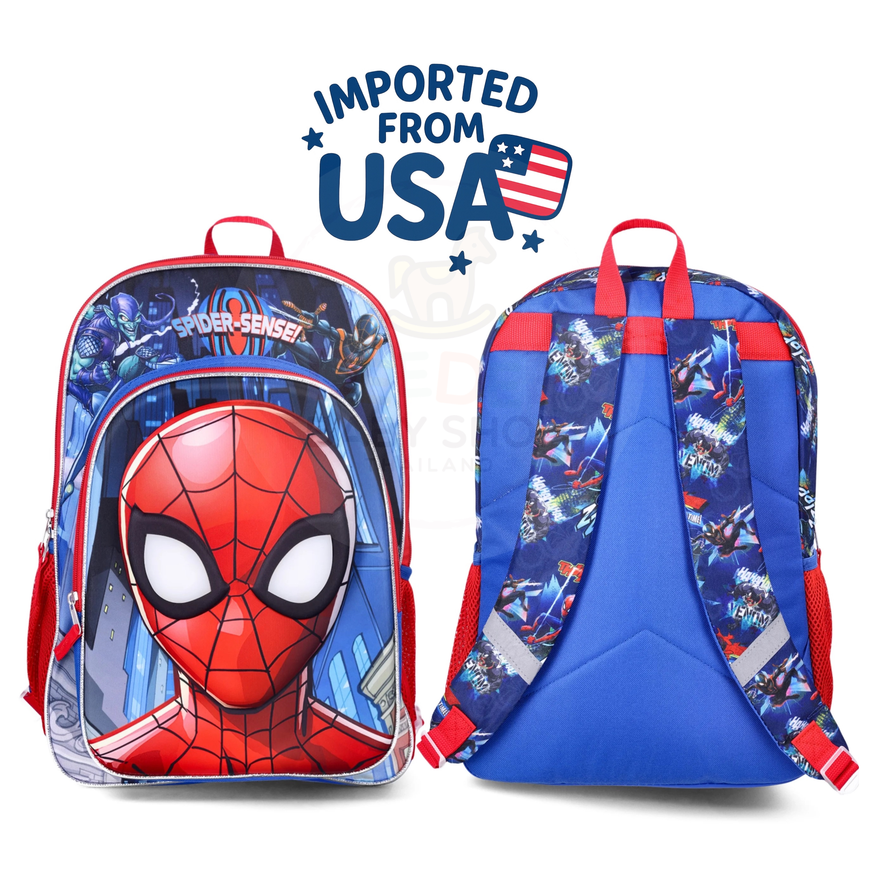 กระเป๋าเป้สะพายหลัง Spider-Man 17" Light-Up Backpack