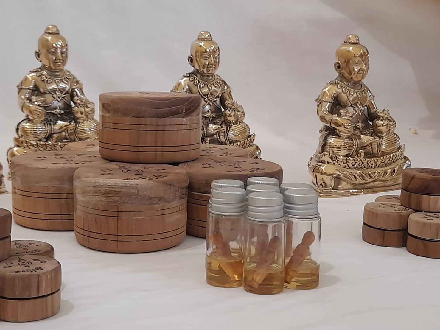 กุมารเทพบังเกิดทรัพย์ (ขนาดตั้งบูชาหน้าตัก3นิ้ว) เนื้อทองเหลือง ปี2564 #รับประกันแท้