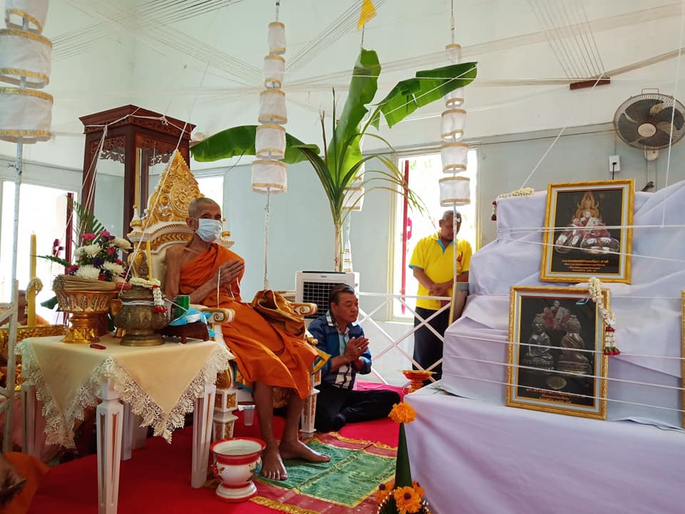 เหรียญโลห์ หลวงพ่อกวย วัดโฆสิตาราม(วัดบ้านแค) หลัง หนุมานเชิญธง - ((มนต์พระกาฬ ชนะจน) (ปลุกเสก 2ปี 16พิธี ปี2562-2563) เนื้ออัลปาก้า #รับประกันแท้