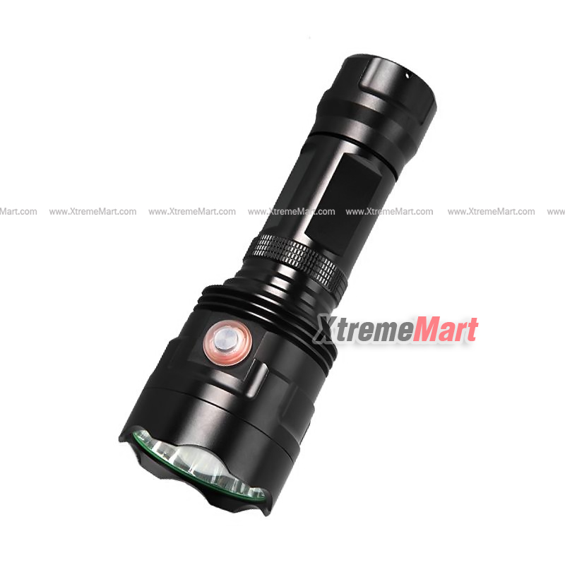 ไฟฉาย XHP90 LED P90 FlashLight ชาร์จUSB พร้อมแบตเตอรี่ชาร์จได้ 26650 เเละสายชาร์จ