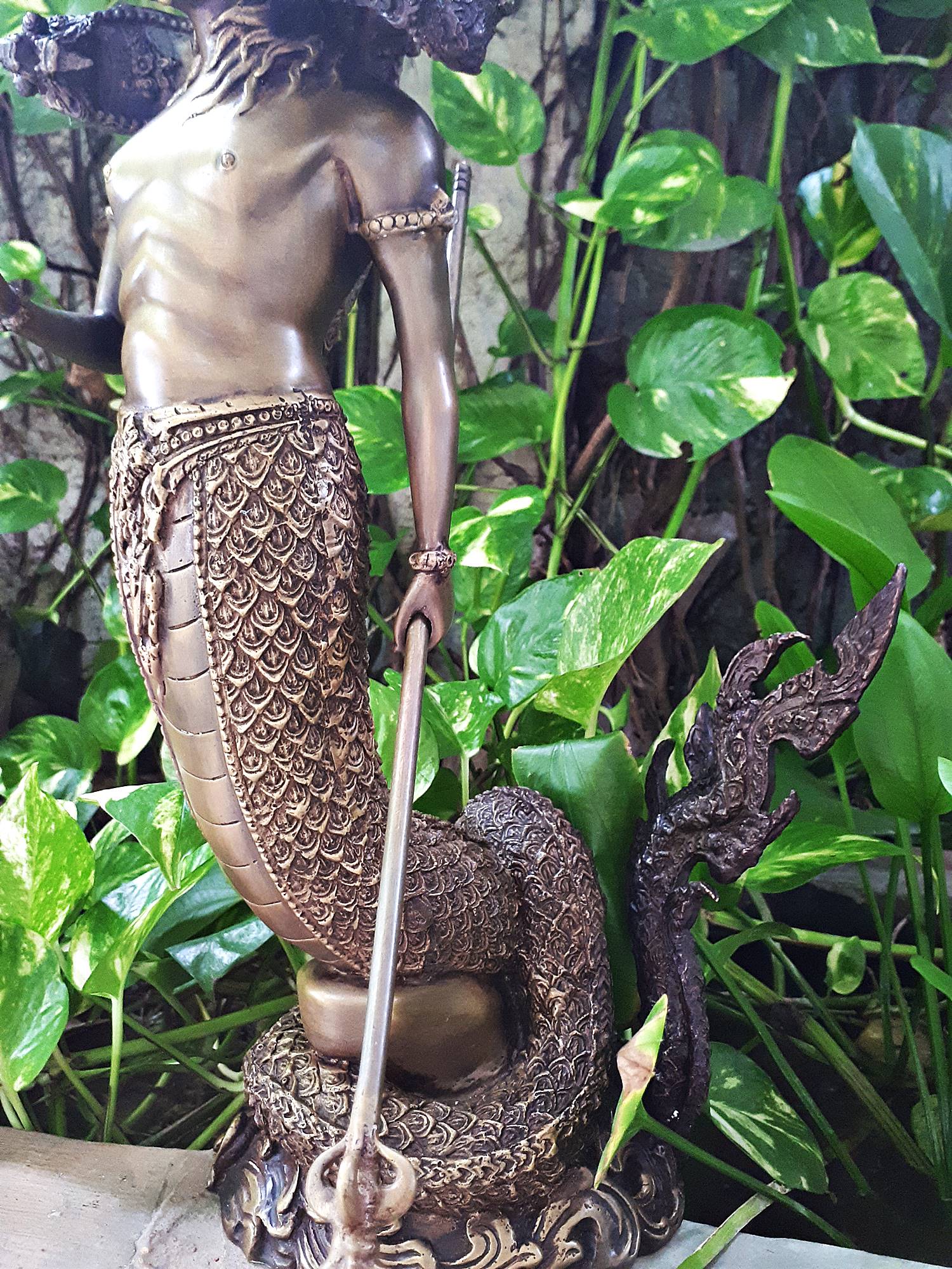 อาวุธ วชิราวุธ เนื้อทองเหลือง (ยาว15นิ้ว) - (งานสั่งทำใหม่ ตามออร์เดอร์)