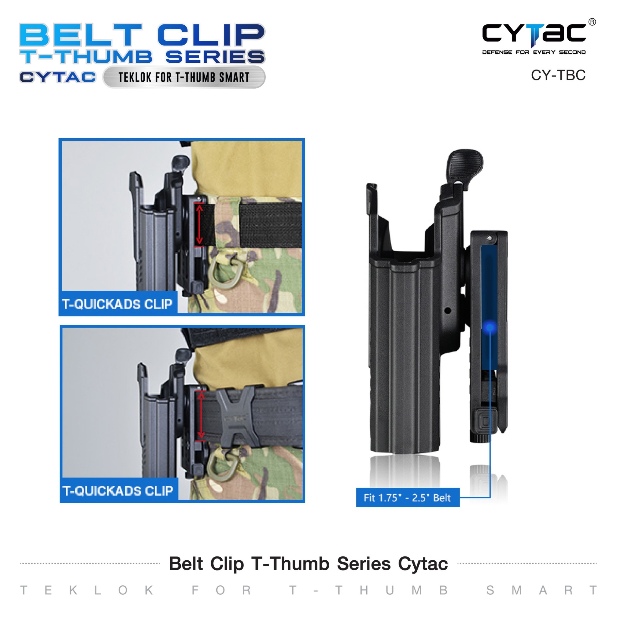 CYTAC thailand Belt Clip T-Thumb series Cytac (CY-TBC)