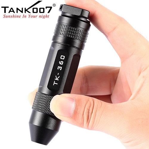 ไฟฉาย TANK007 TK-360 Warm Yellow Light Gem Jewelry Torch Jade Appraisal Yellow Light 1-mode 160lm Flashlight(Black) สีดำ