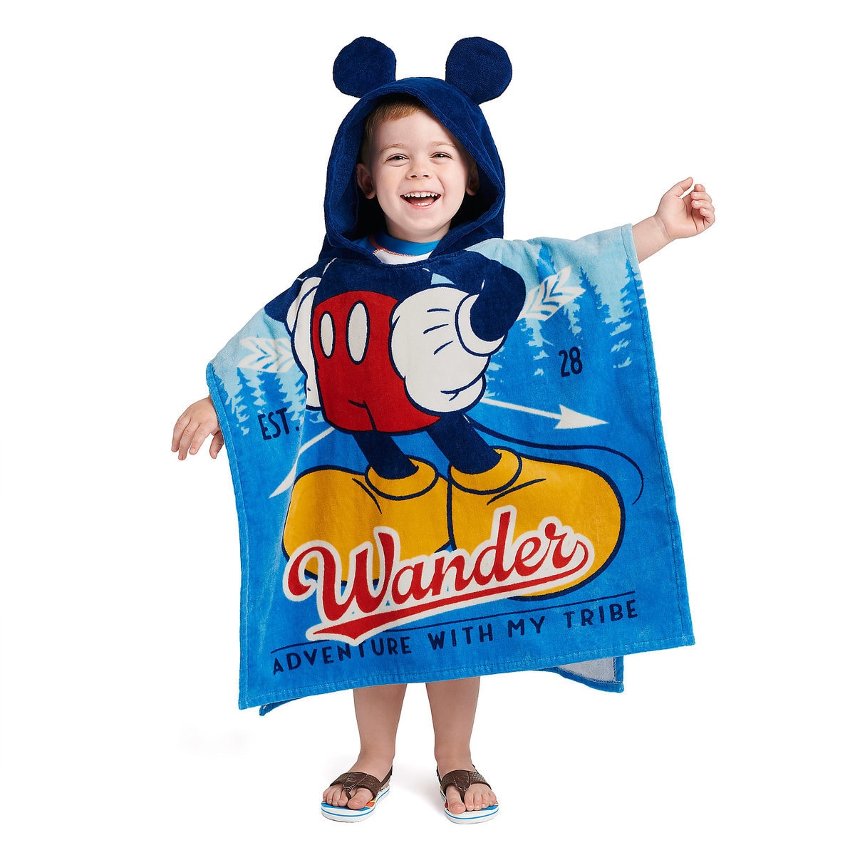 ผ้าคลุมว่ายน้ำ Mickey Mouse Hooded Towel for Kids จาก Disneystore อเมริกา