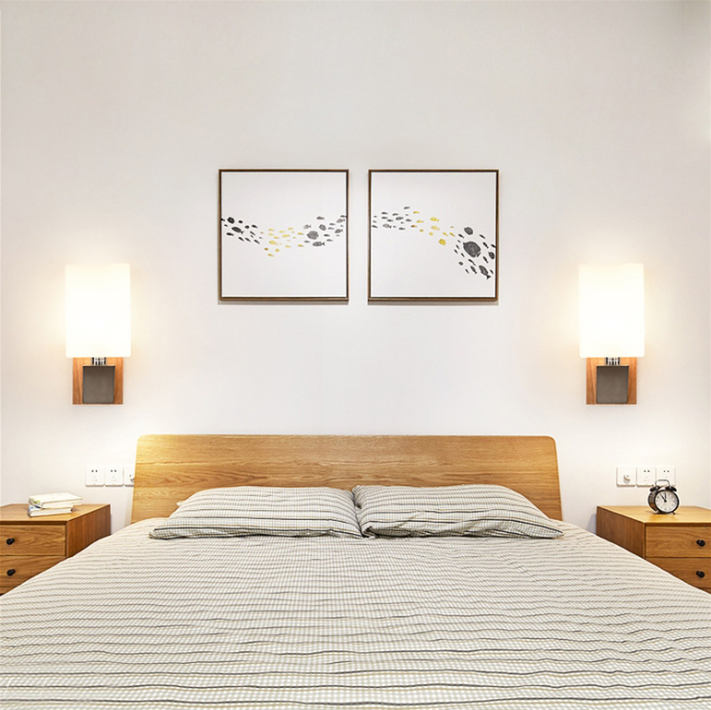 โคมไฟติดผนังภายในโมเดิร์นฐานไม้ [MGSS934]