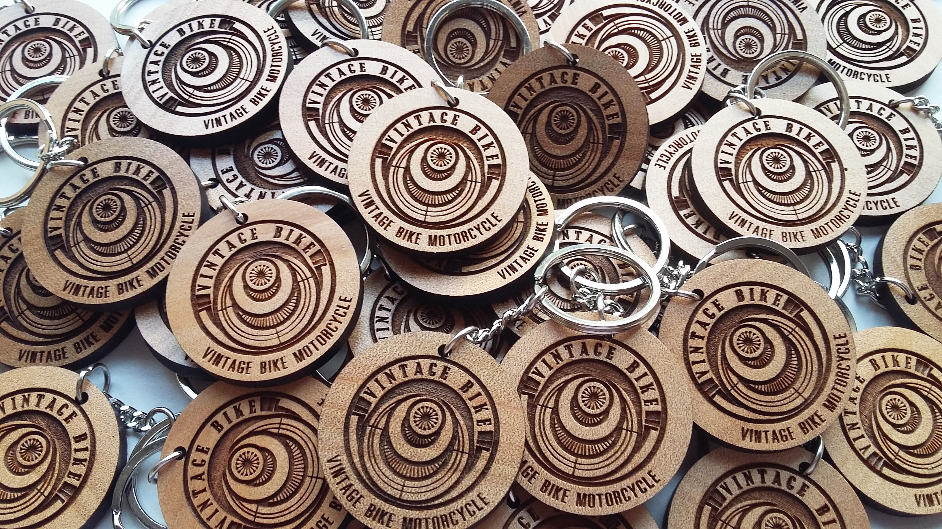 พวงกุญแจไม้ พวงกุญแจที่ระลึก - ของที่ระลึกกลุ่ม Vintage Bike