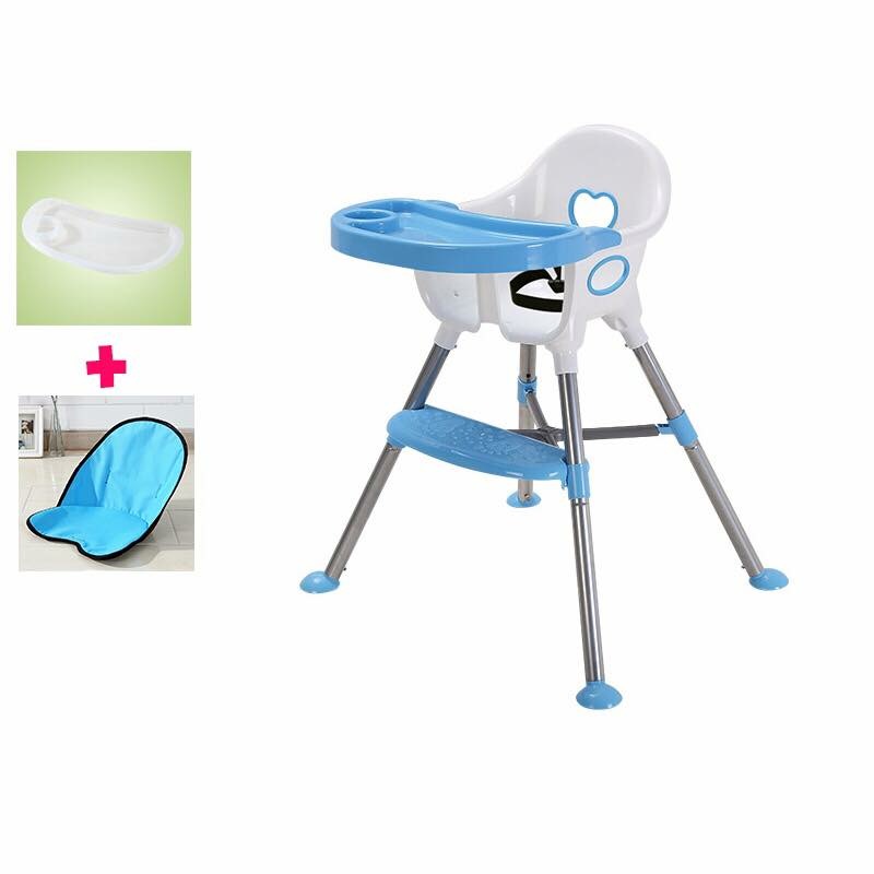 เก้าอี้รับประทานอาหารทรงสูงปรับระดับได้ 3-in-1 Adjustable High Chair for Children