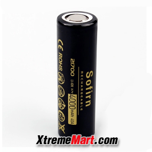 แบตเตอรี่ชาร์จ Sofirn 21700 4000mAh 40A 3.7 V Li-ion Rechargeable Battery(ก้อนละ)