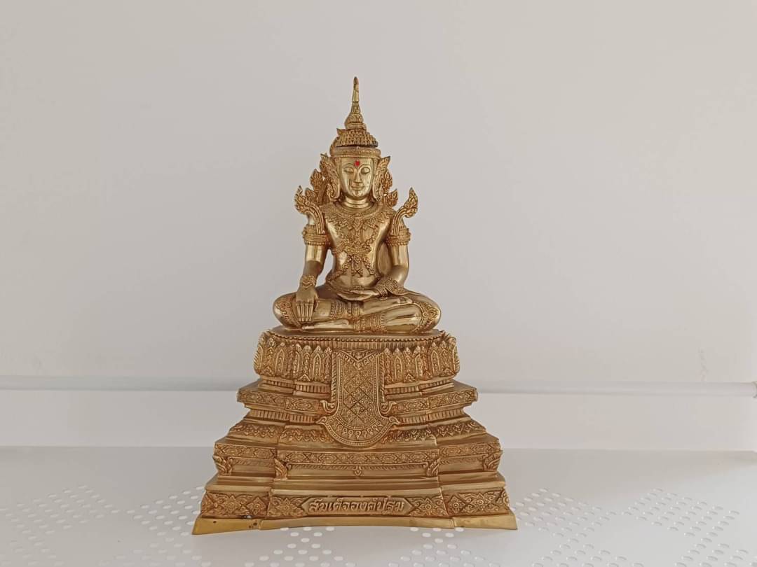 รูปหล่อสมเด็จองค์ ปฐม เนื้อทองเหลือง ปี2559 #รับประกันแท้ วัดเขาวงศ์ถ้ำนารายณ์ จ.สระบุรี - หลวงตาวัชรชัย