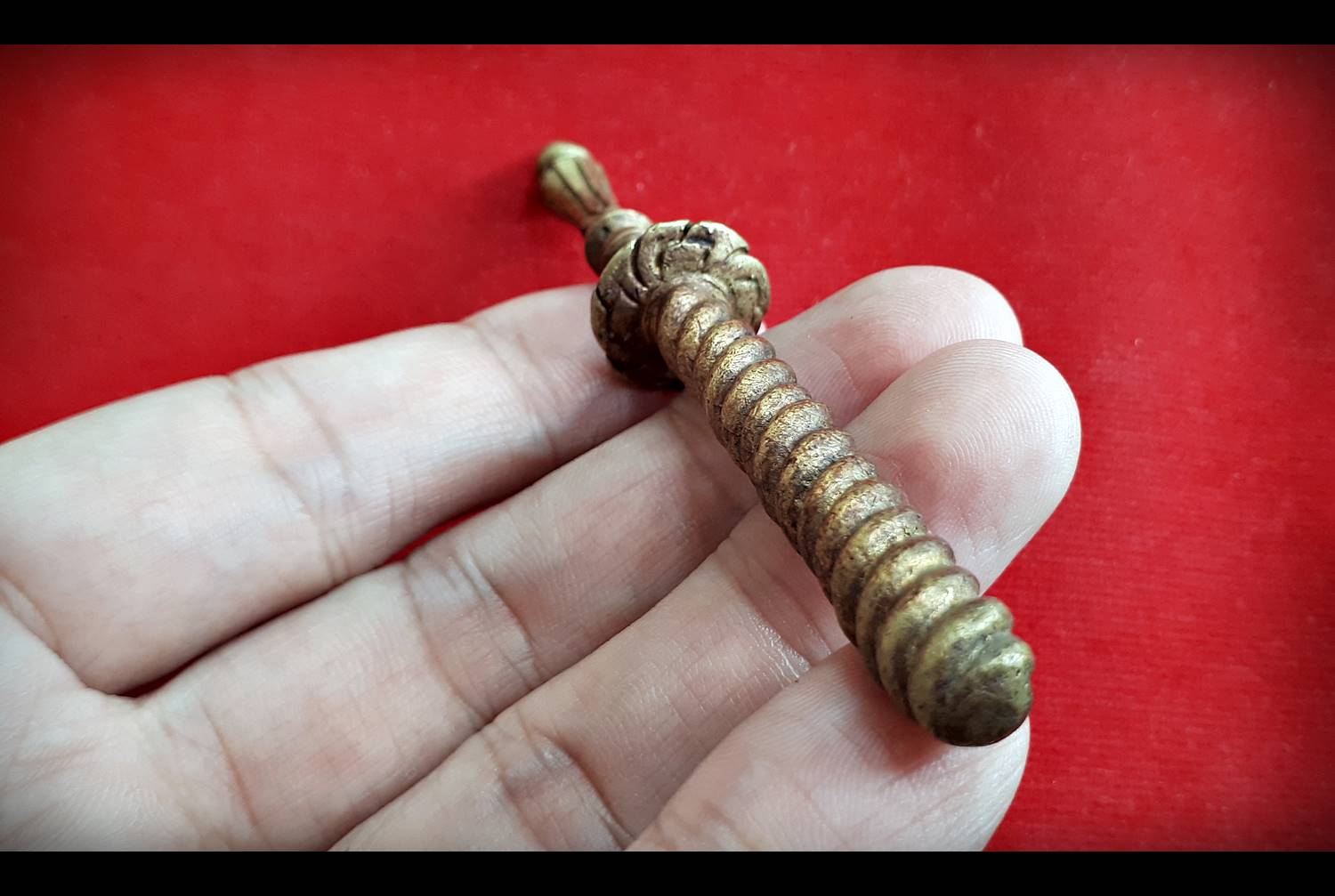 จตุราวุธ (อาวุธของ ท้าวมหาราชทั้งสี่ พลอง กระบอง พระขรรค์ จักร รวมอยู่ในเล่มเดียว) (เข้าพิธีปลุกเสก ยันต์เกราะเพรช เสาร์5 วัดท่าขนุน ปี2562) #รับประกันแท้