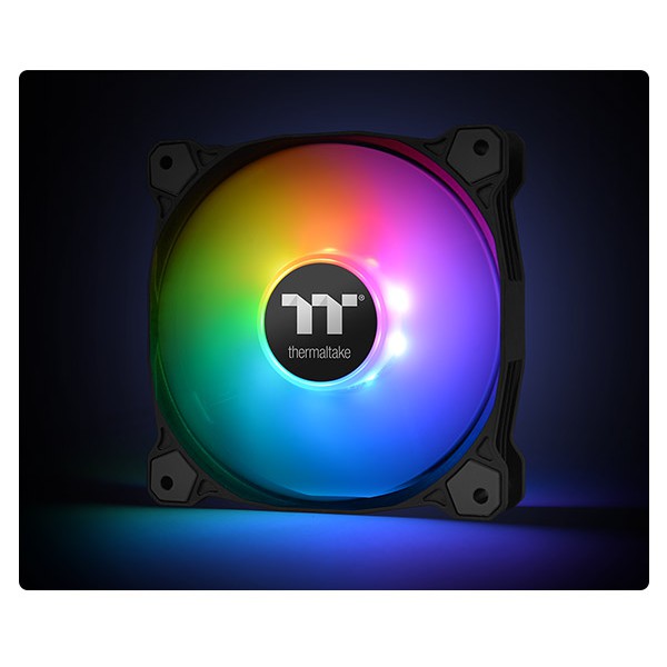 CASE FAN (พัดลมเคส) THERMALTAKE PURE 12 ARGB SYNC TT PREMIUM EDITION 3 FAN PACK