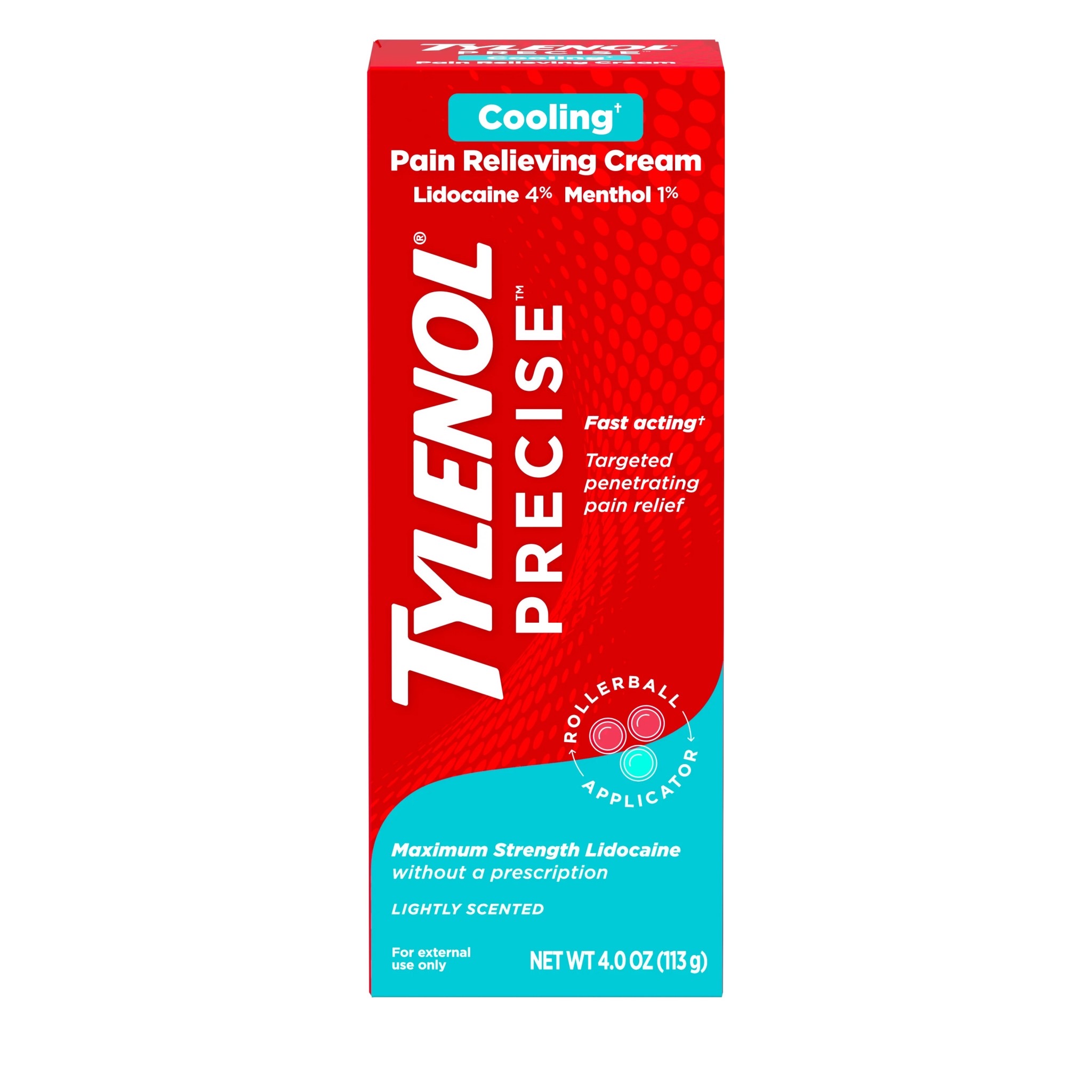 ลูกกลิ้งบรรเทาอาการปวดสูตรเย็น TYLENOL PRECISE Cooling Pain Relieving Cream