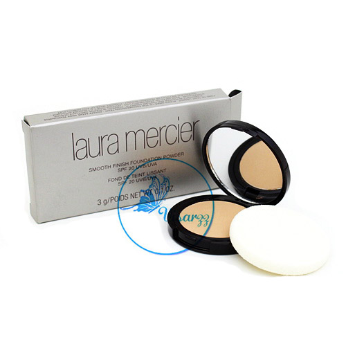 (Tester) Laura Mercier Smooth Finish Foundation Powder 3 g # 06 Medium Beige with Yellow Undertones ผิวขาวเหลือง โทนเหลือง ประมาณเบอร์ 2-3