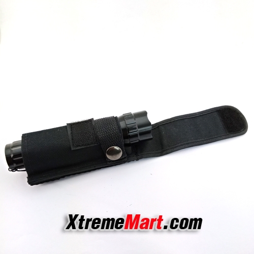 ซองไนล่อน สำหรับไฟฉาย UltraFire ปลายเปิด สำหรับ UltraFire 501B, 502B (Black)