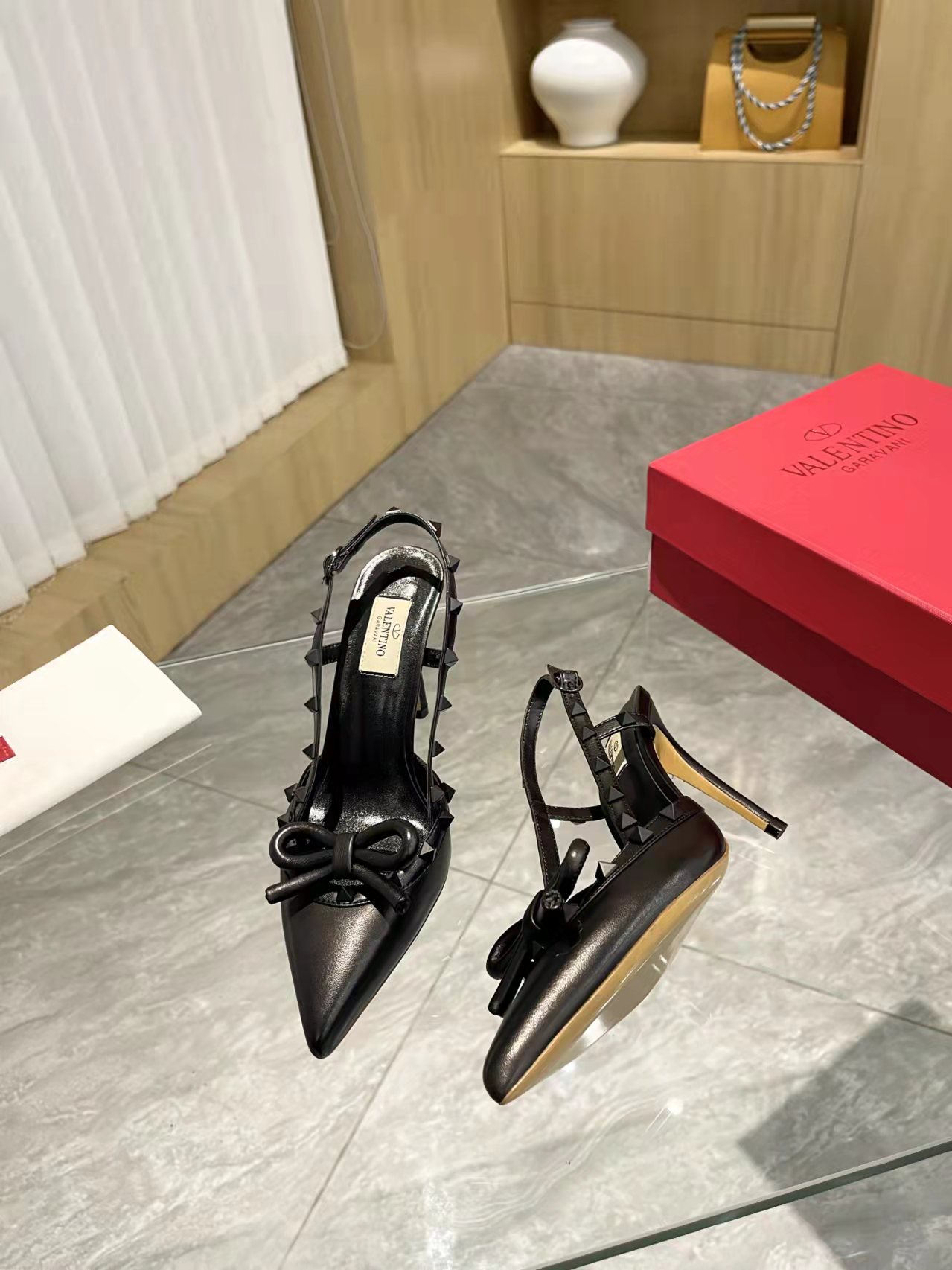 รองเท้า valen หนังแท้ size 34-42 สูง 9.5 cm พื้นยาง 2990 พื้นหนัง 3500