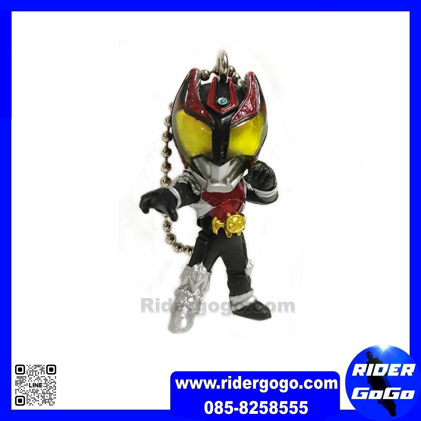 พวงกุญแจ มาสไรเดอร์ คิบะ คาเมนไรเดอร์ ไอ้มดแดง Masked Kamen Rider Kiva Keychain