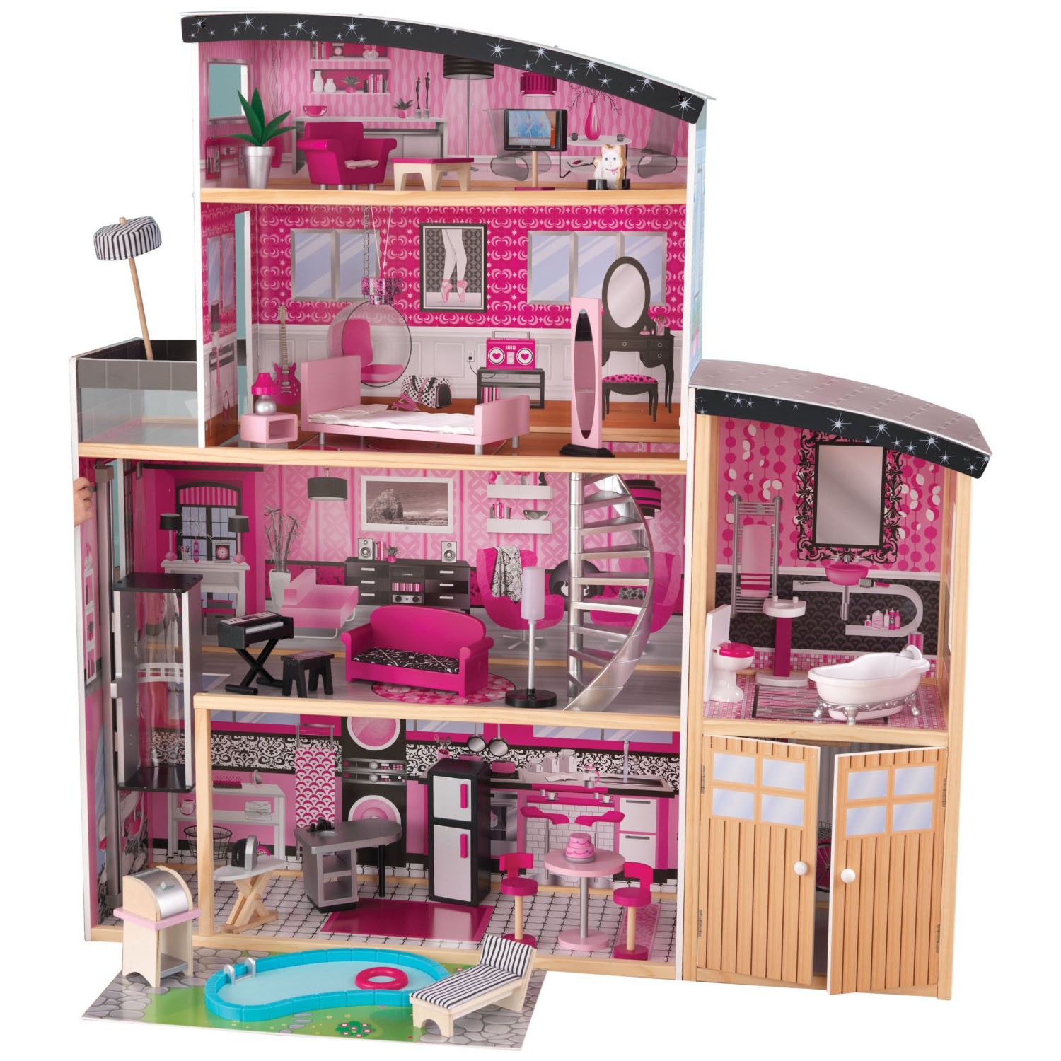 บ้านตุ๊กตาสุดหรูหลังใหญ่พิเศษ KidKraft Sparkle Mansion Dollhouse