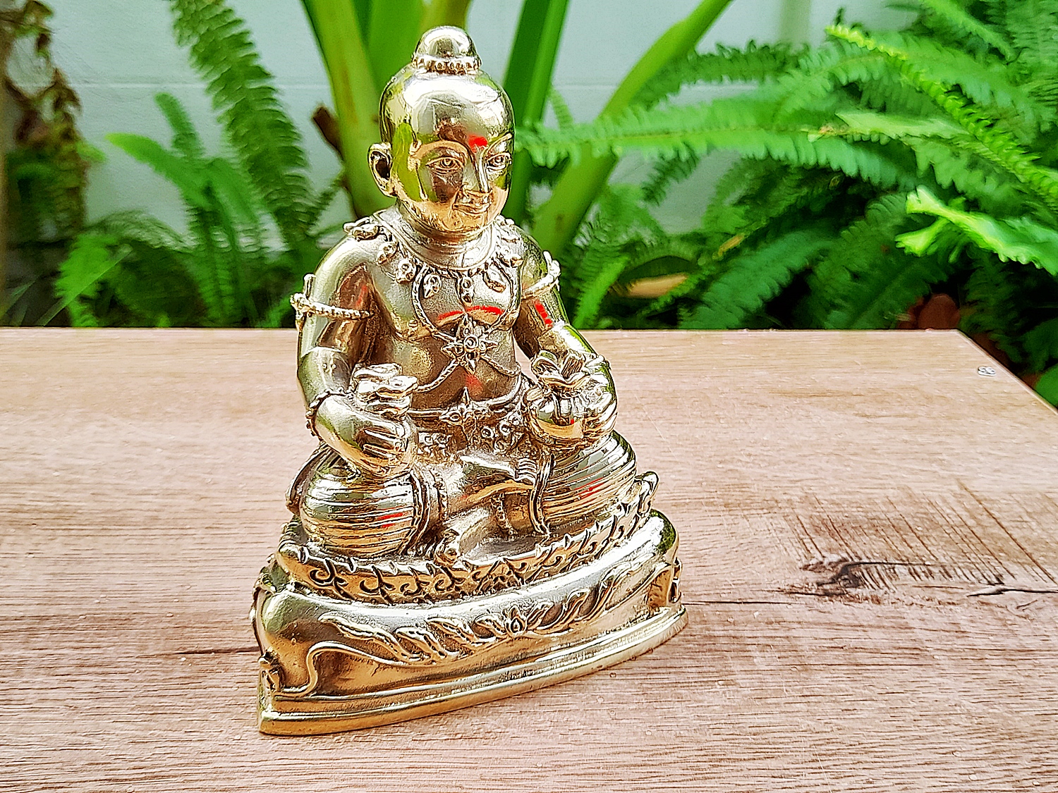 กุมารเทพบังเกิดทรัพย์ (ขนาดตั้งบูชาหน้าตัก3นิ้ว) เนื้อทองเหลือง ปี2564 #รับประกันแท้