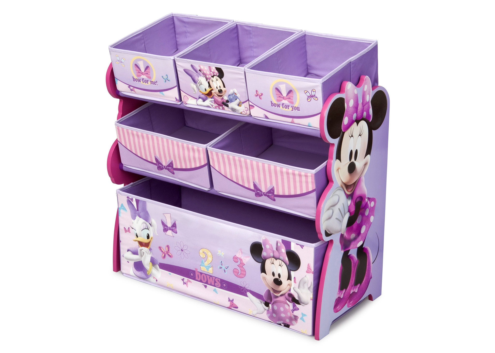 ชั้นเก็บของเล่นสำหรับลูกน้อย Delta Children Multi-Bin Toy Organizer (Disney Minnie Mouse)