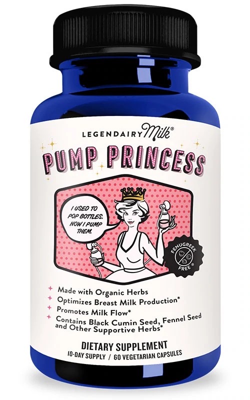 วิตามินบำรุงน้ำนมสำหรับคุณแม่ปั๊มนม Legendairy Milk Pump Princess (60 Capsules)