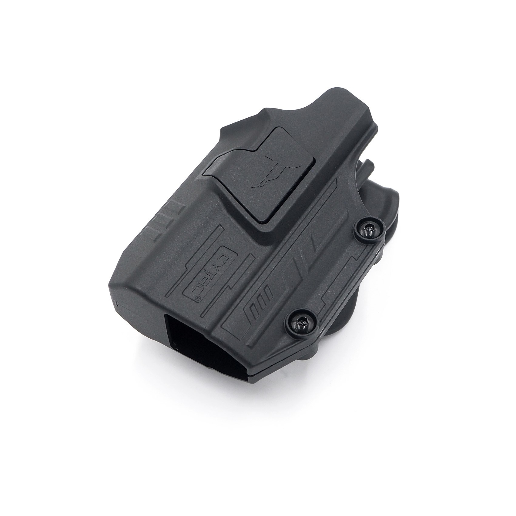 CYTAC thailand ซองพกนอกปลดล็อคนิ้วชี้ Mega-Fit ติดไฟฉาย ( Mega-Fit Light Holster )