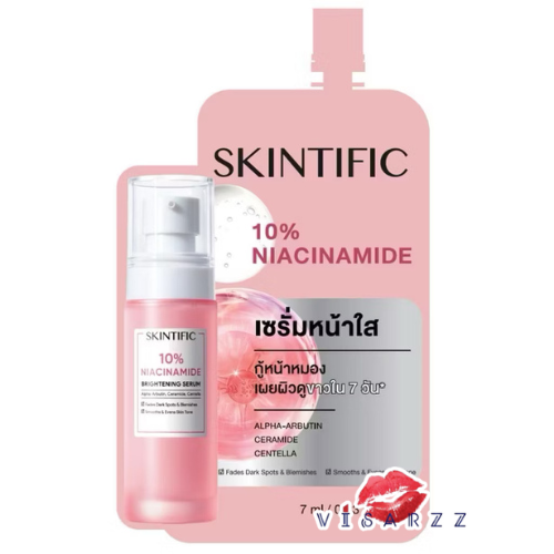 Skintific 10% Niacinamide Brightening Serum 7mL สกินทิฟิค เซรั่มหน้าใส กู้หน้าหมอง เผยผิวกระจ่างใส
