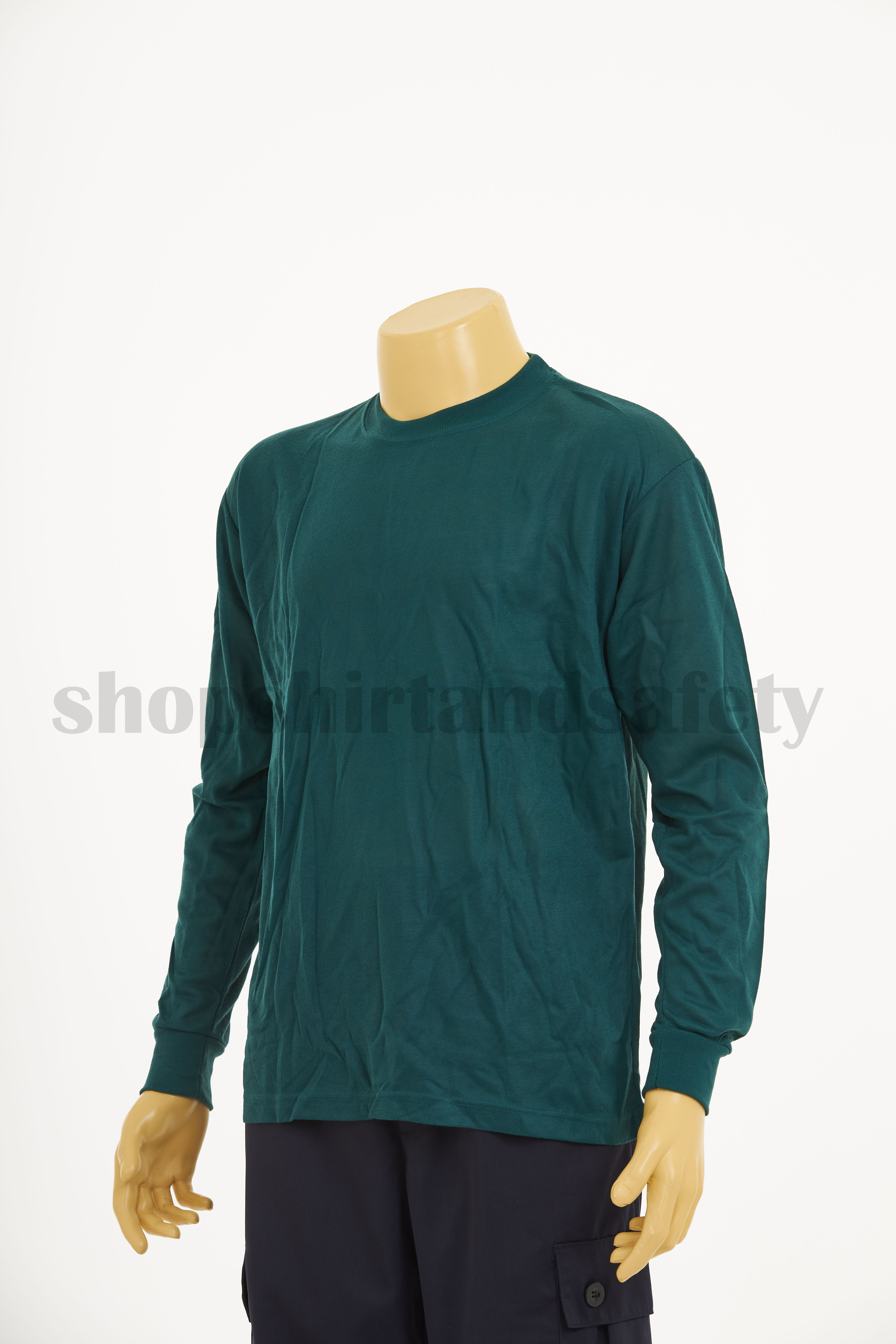 เสื้อยืดคนงานคอกลมแขนยาวพร้อมสกรีน(ค่าสกรีนต่างหาก)
