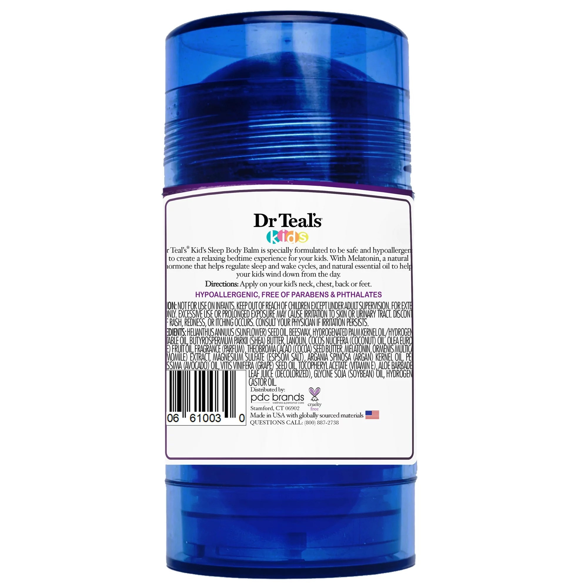 บาล์มเสริมการนอนหลับสำหรับเด็ก Dr Teal's Kids Sleep Balm with Melatonin & Essential Oils