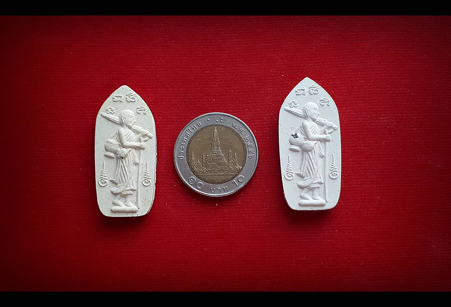 พระสีวลี เนื้อผงผสมเส้นผมเกศา - หลวงพ่อวิชัย วัดหัวเด่น