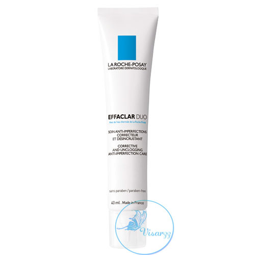 (Promotion ลดมากกว่า 30%) La Roche-Posay Effaclar DUO [+] 40 mL มอยส์เจอร์ไรเซอร์บำรุงผิว ช่วยลดการอุดตันของรูขุมขน พร้อมลดปัญหาผิวมันหรือผิวที่เป็นสิวง่าย
