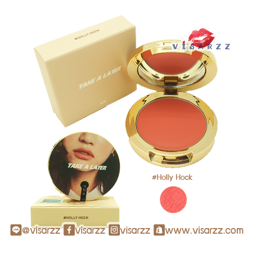 (# Holly Hock) 3CE Multi Pot คอลเลกชั่นใหม่ Take a Layer Collection ครีมบรัช 3in1 ทาได้ทั้งตา ปาก และแก้ม ให้ผิวดูเปล่งปลั่งสดใส ติดทนทั้งวัน พกตลับเดียวเกิดค่ะ