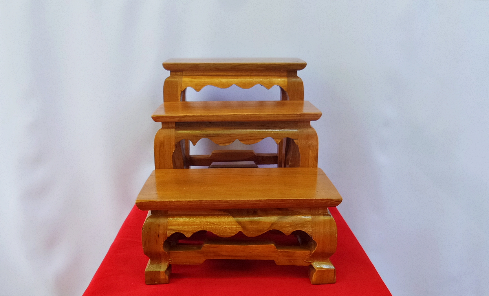 โต๊ะหมู่บูชา แบบแยกชิ้น โต๊ะสำหรับวางพระพุทธรูป วางวัตถุมงคล หรือ วางโชว์สินค้า