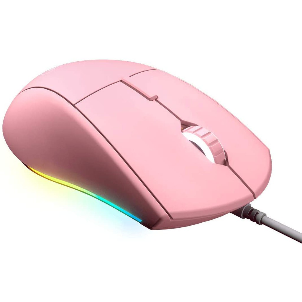COUGAR Minos XT RGB Gaming Mouse w/ 4000 DPI (Pink) (CGR-Minos XT 2) #เม้าส์เกมมิ่ง