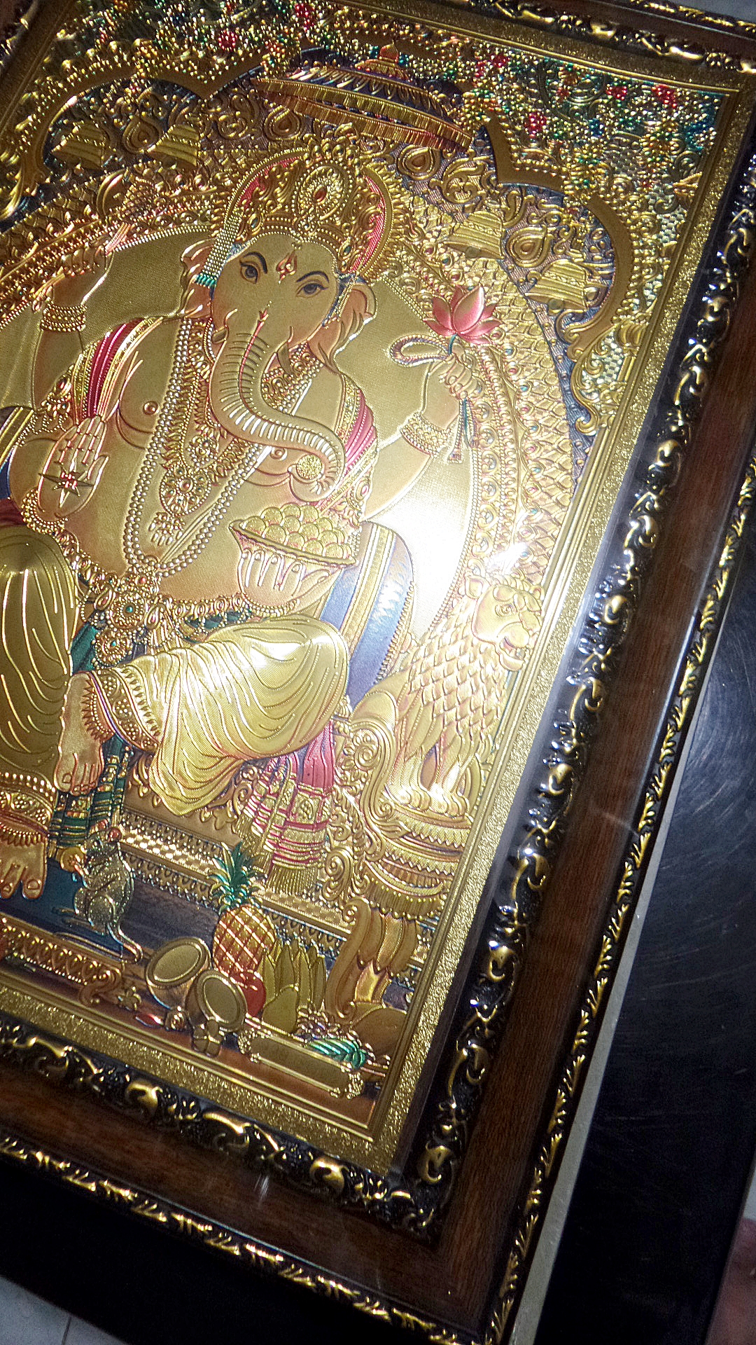 รูปภาพแผ่นทอง พระพิฆเนศ พระศิวะ พระแม่อุมา พระแม่กาลี ปางต่างๆ แผ่นทองพิมพ์ลายนูน 2หน้า (ขายปลีก ขายส่ง)