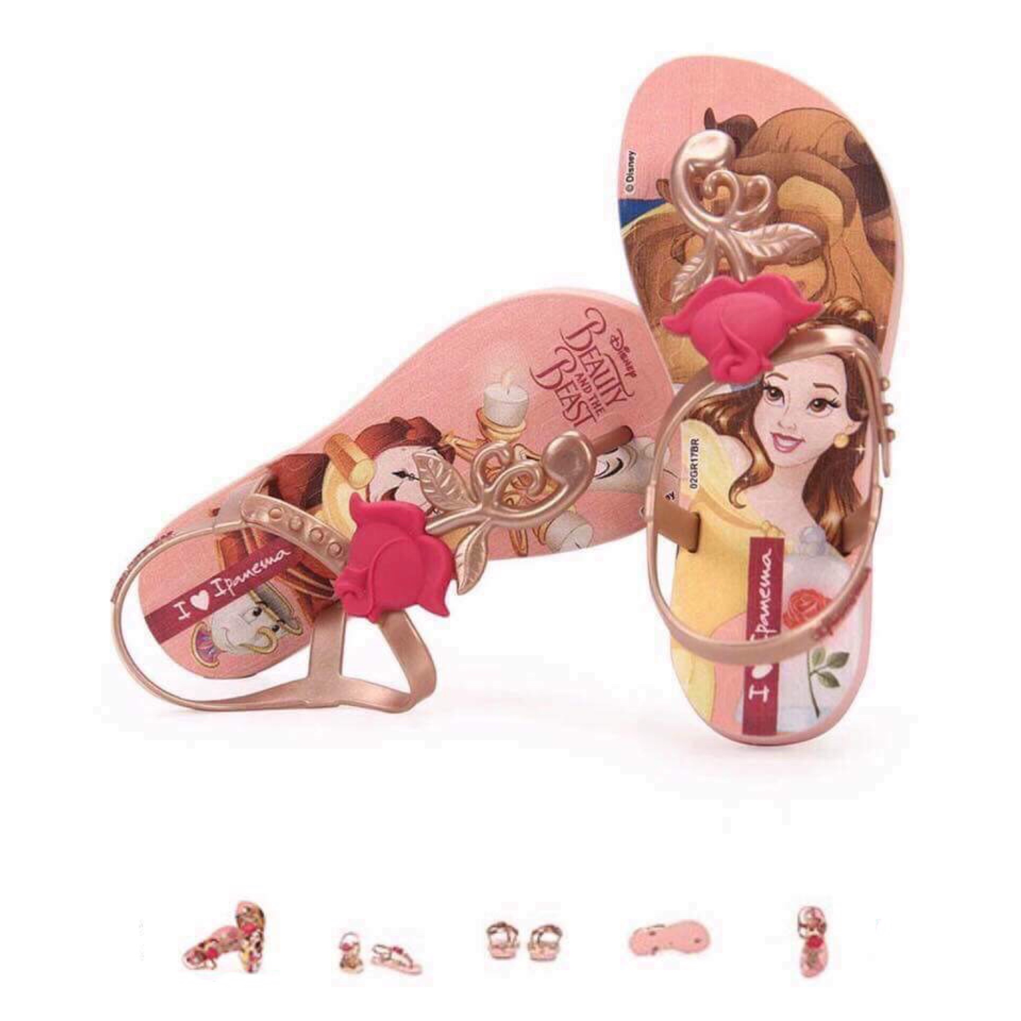 รองเท้าแตะสำหรับเด็กโต Ipanema Beauty & the Beast Girls' Sandals
