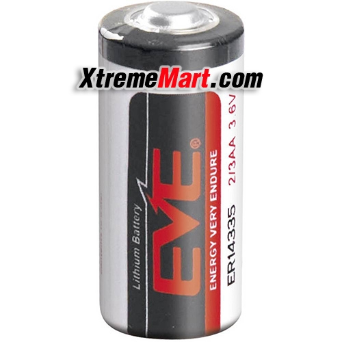 แบตเตอรี่ Battery EVE ER14335 ER14335M 2/3AA 3.6V Power-Type High-Rate discharging Backup Power