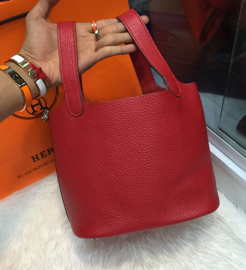 กระเป๋า hm picotin 18 cm หนัง togo สีเทา ฟ้าเทา น้ำเงิน ชมพูอ่อน แดง ฟ้า ดำ ชมพูเข้ม ส้ม เขียว น้ำตาล ม่วง สีอื่นๆสอบถามได้ค่ะ