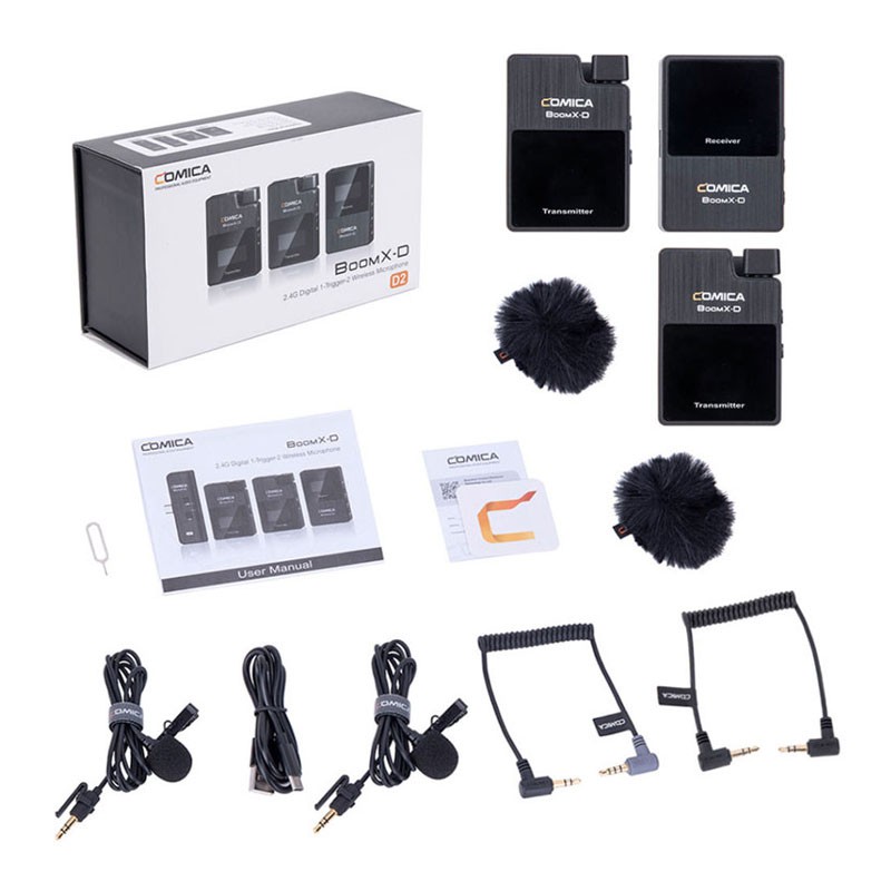 โปร Comica Audio BOOMX-D D2 Microphone ไมโครโฟนติดกล้อง youtuber vlog รับประกันศูนย์ARC