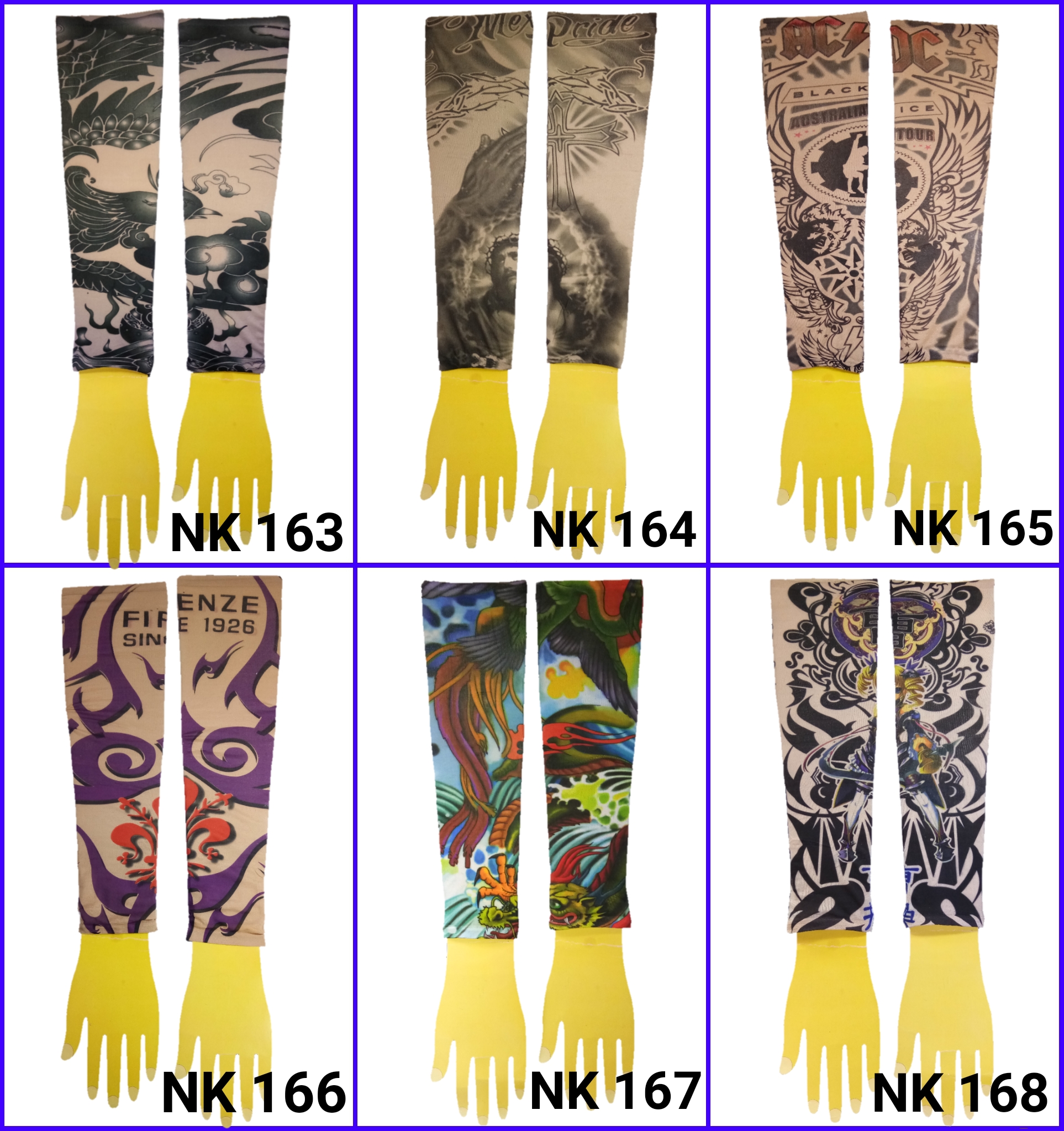 ปลอกแขนลายสัก ปลอกแขนลายแทททู ปลอกแขนมีลาย