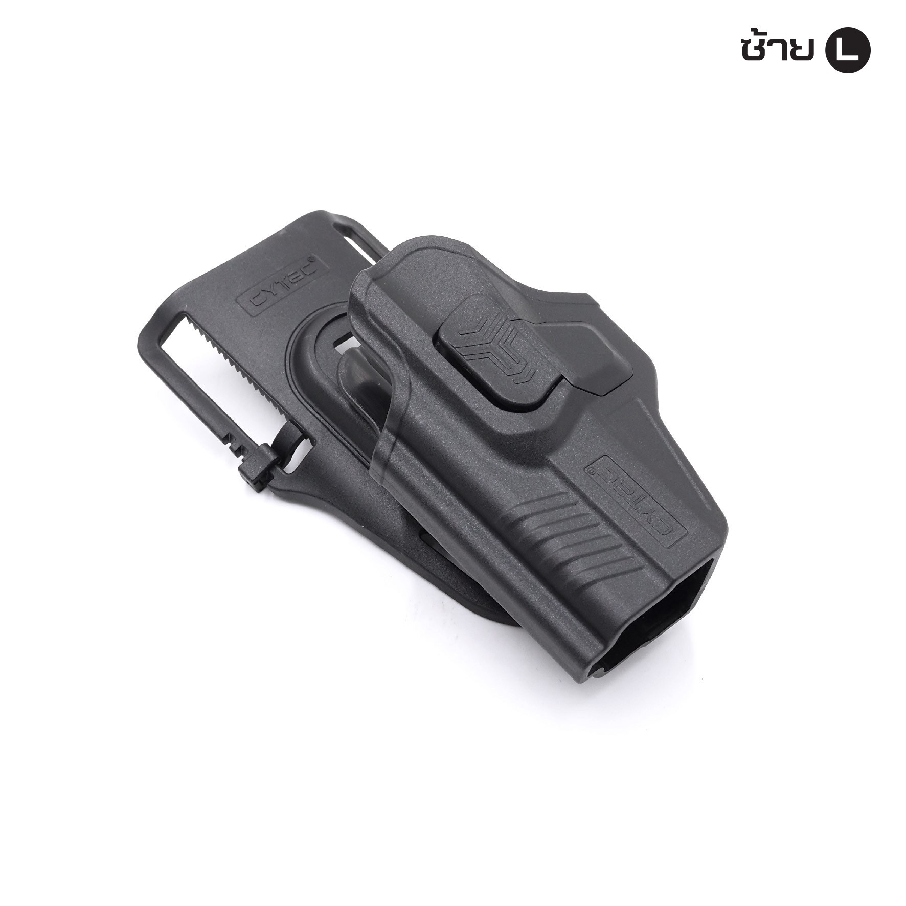 CYTAC thailand ซองพกนอก GL0CK 19 + เพลทลดต่ำ (ปลดล็อคนิ้วชี้)