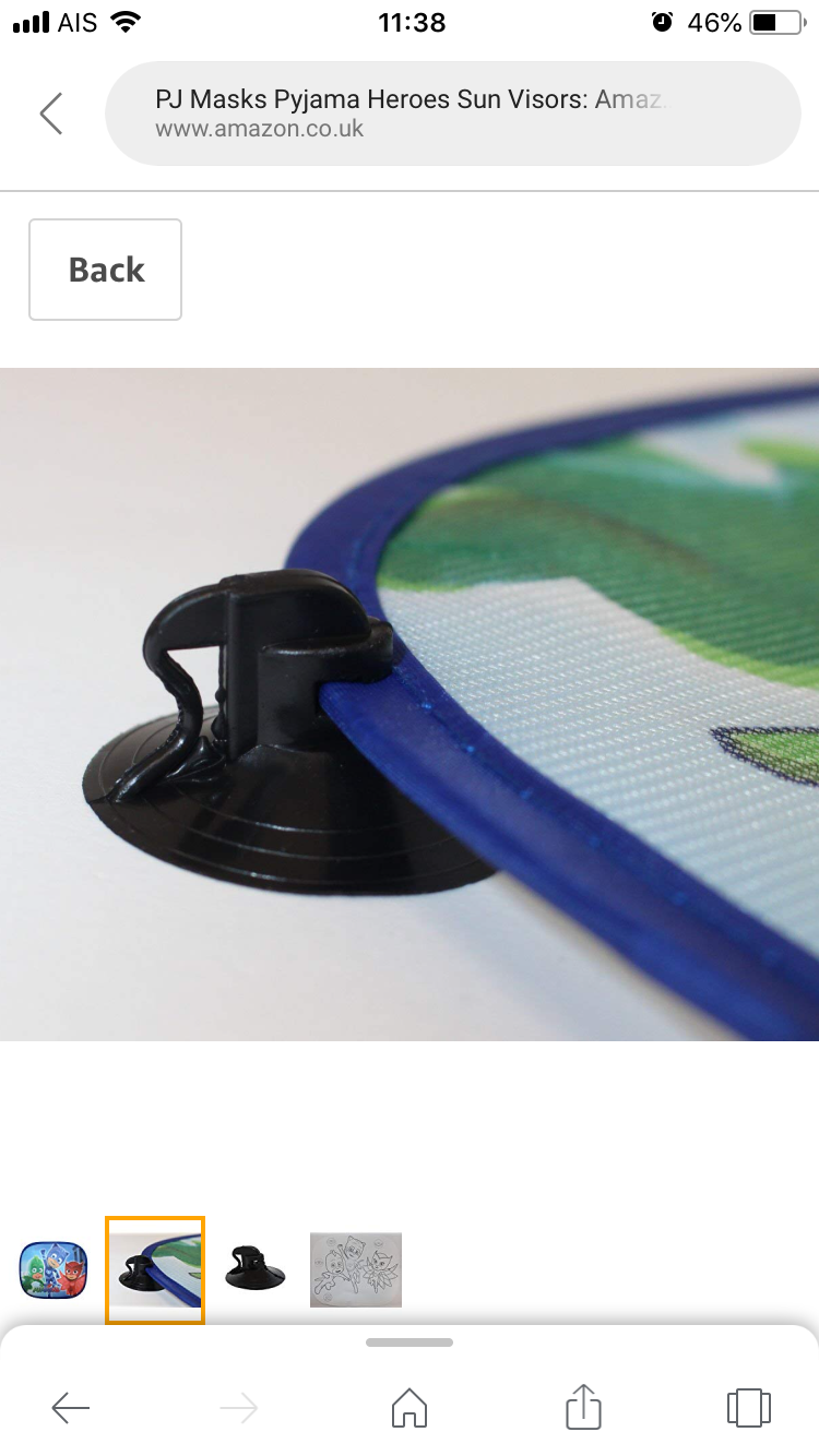 ม่านบังแดดลายตัวการ์ตูนสุดโปรด PJ Masks Window Sun Protectors (Pack of 2)